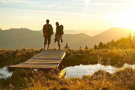 Wandern ohne Fußabdruck